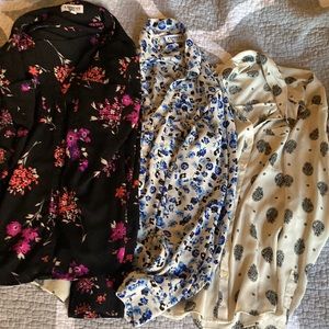 Bundle of 3 Express Portofino Blouses